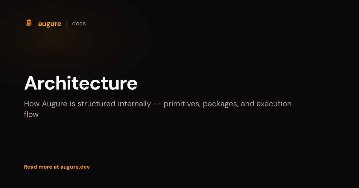 Architecture | Augure