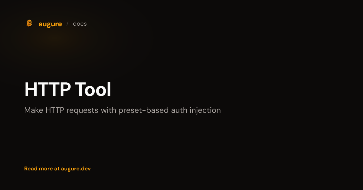 HTTP Tool | Augure